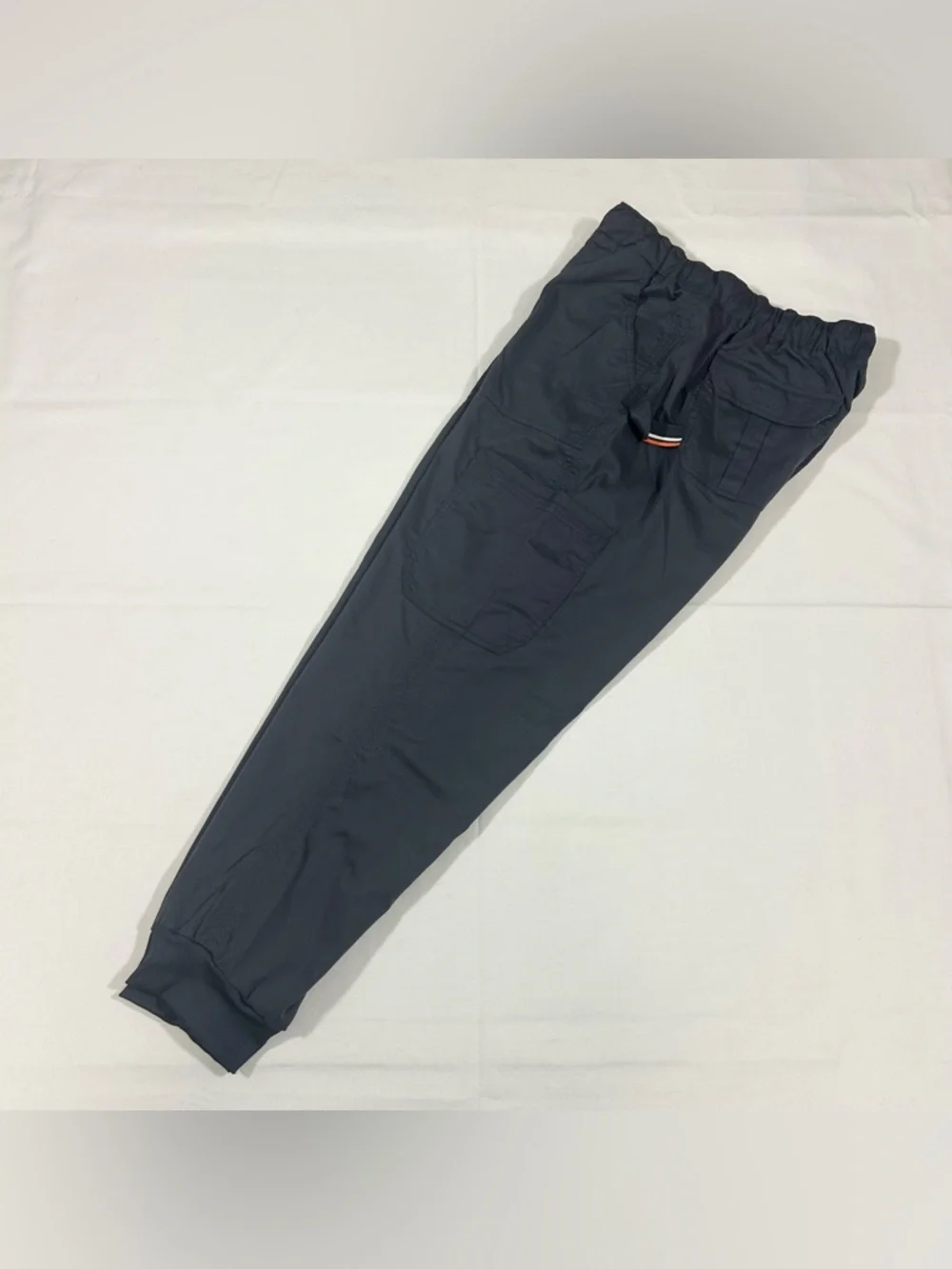 Koi Womens XL Scrub Jogger Cargo Pants Drawcord Nurse Uniform Gray - Picture 6 of 8